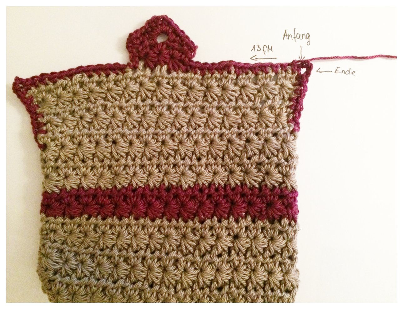 Blog-Inhaltsbild für '"Little Princess Tasche", kostenlose Häkelanleitung'